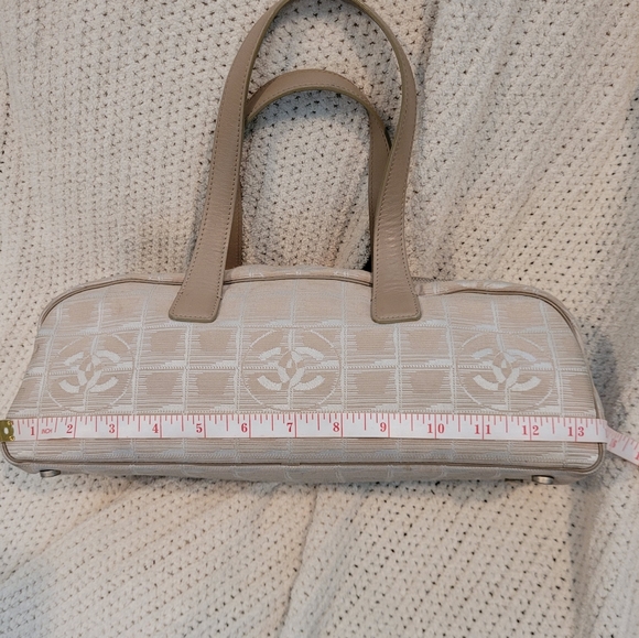 **HOST PICK ** Authentic Chanel Travel Line Handbag in Beige - Picture 16 of 16